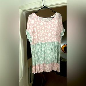 Cute pink and green shirt